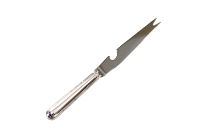 Reed & Ribbon Bar Knife English Silver Plate