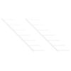 Wall-mounted Wine Rack for 7 Bottles 2 pcs White Metal