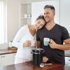 61OZ Stainless Steel Coffee Container With Scoop Date Month Tracker Airtight Coffee Canister For Coffee Beans Grounds Tea Sugar Nut Candy Flour