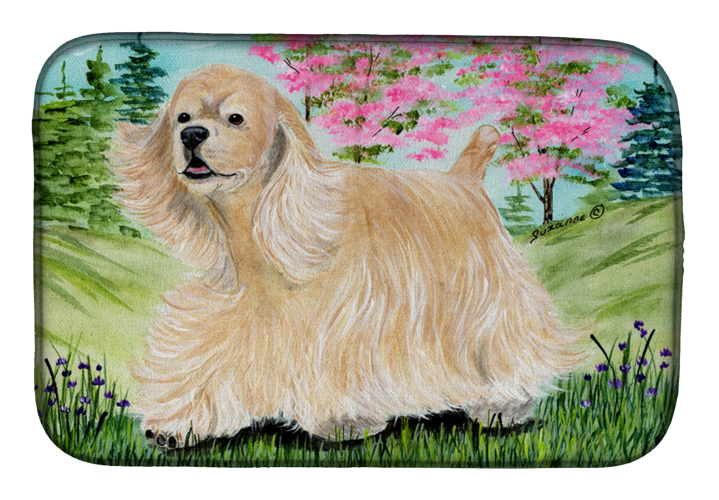 Cocker Spaniel Dish Drying Mat