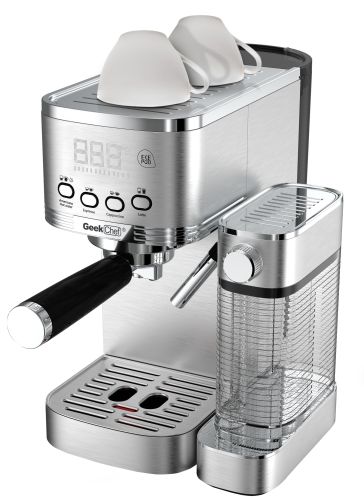 Geek Chef Espresso and Cappuccino Machine with Automatic Milk Frother,20Bar Espresso Maker for Home, for Cappuccino or Latte,with ESE POD filter Geek Chef Espresso and Cappuccino Machine with Automatic Milk Frother,20Bar Espresso Maker for Home, for Cappuccino or Latte,with ESE POD filter